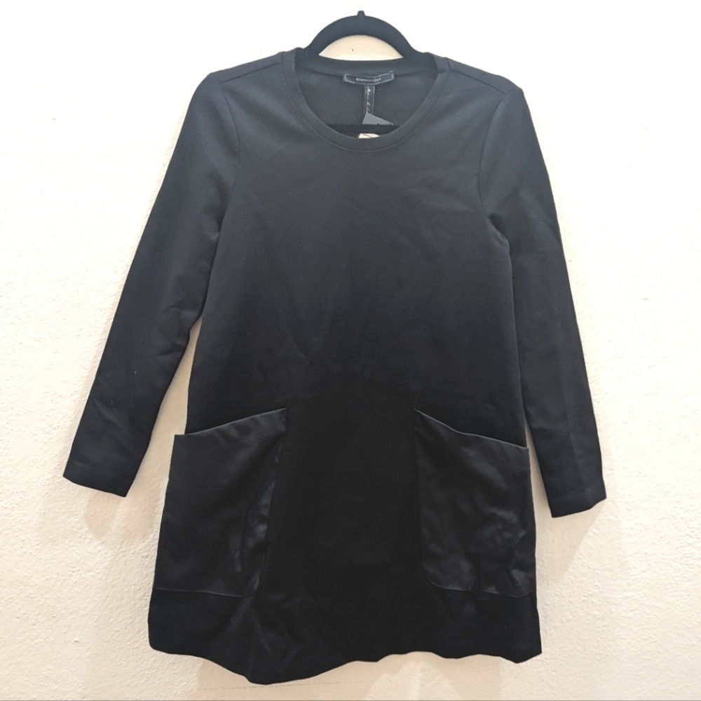 BCBGMAXAZRIA BLACK MINI DRESS SIZE XS